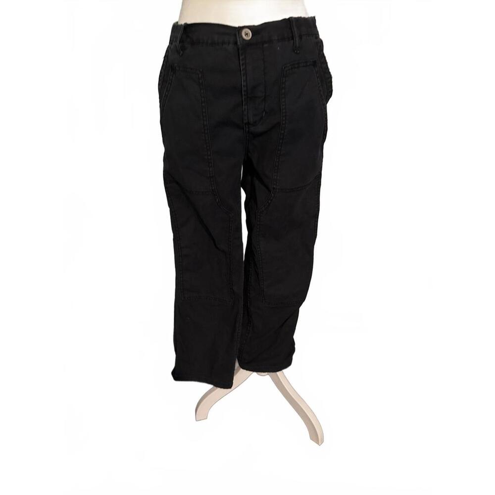 Pilcro by Anthropologie The Roamer Navy Cropped Pants Size 28P